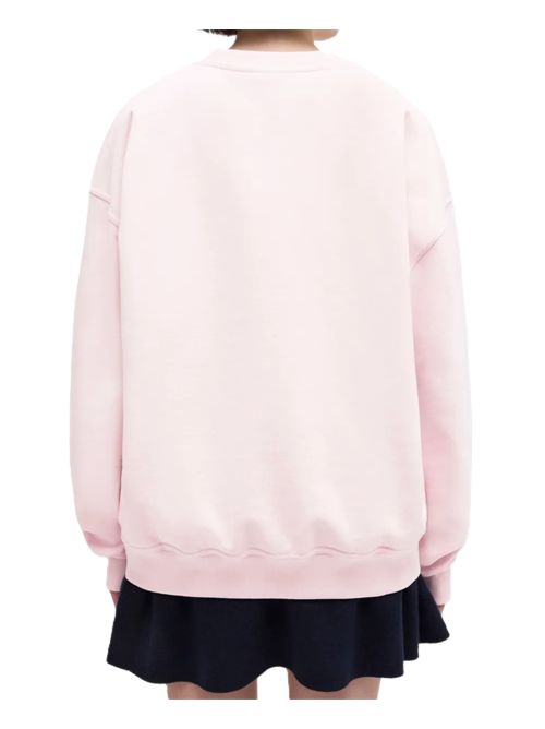 GANNIFelpa con grafica isoli puddle Ganni | A1060026868 CHALK PINK